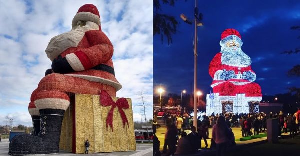 O maior pai natal do mundo fica em Portugal