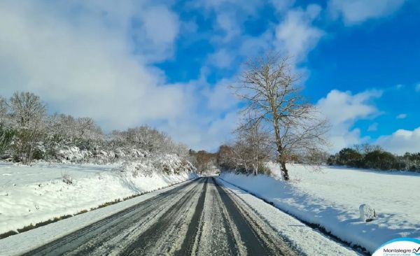 Montalegre acordou cheio de neve e as fotos so incrveis
